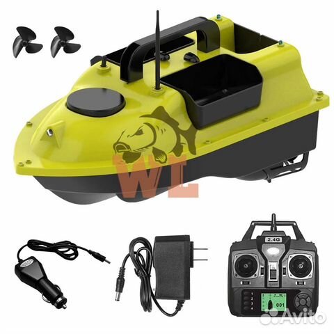 Прикормочный кораблик для рыбалки карпфишин с GPS