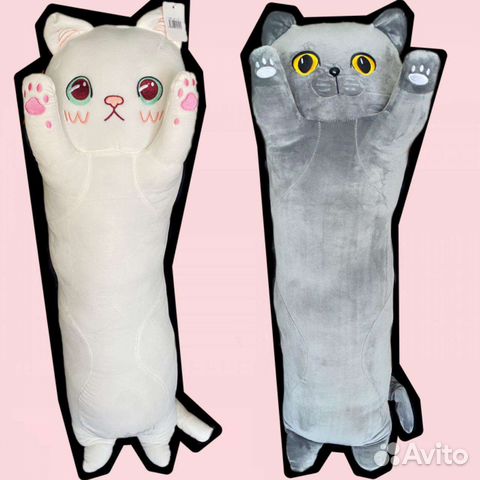 Мягкая игрушка кот батон 110см