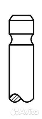 Клапан выпуск.EX 30.87x6.98x101.08