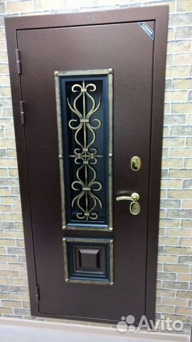 Дверь входная металлическая с ковкой Венеция 2