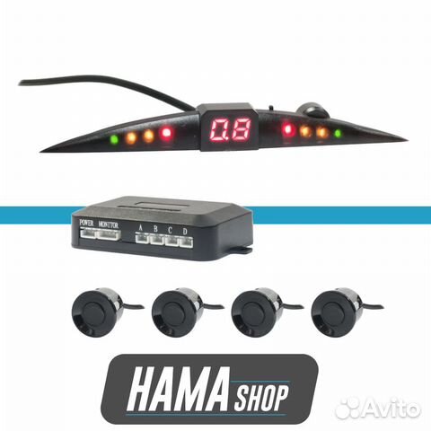 Парктроник Swat PT-114B Черный 4 датчика