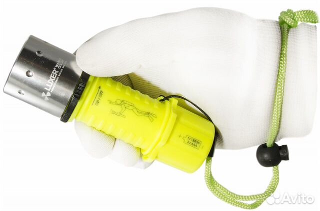 Фонарь водолазный Luxer XM-L желтый свет новый