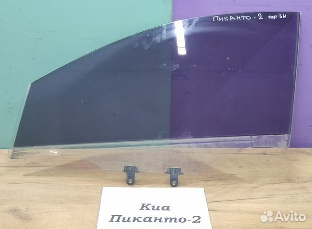 Стекло двери передней Lh Kia Picanto-2, 2014г