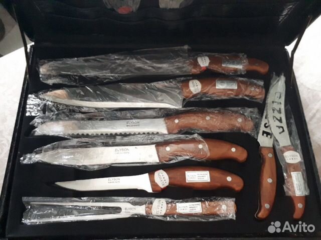Набор кухонных ножей (25 предметов) в кейсе