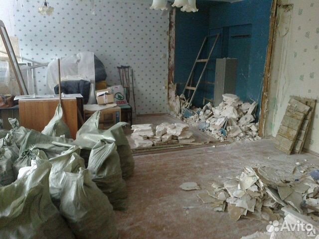 Демонтаж с вывозом мусора