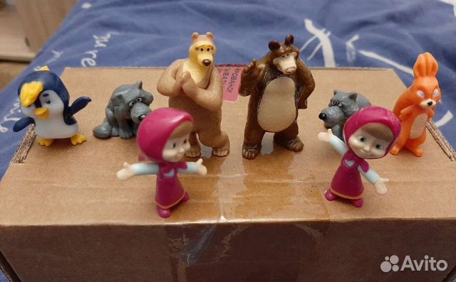 Маша и медведь Kinder surprise Киндер сюприз 8 шт