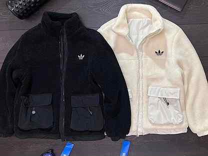 Куртка Adidas двухсторонняя барашка