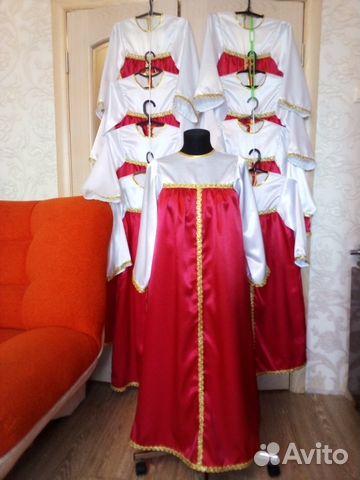 Русские народные платья. национальные костюмы