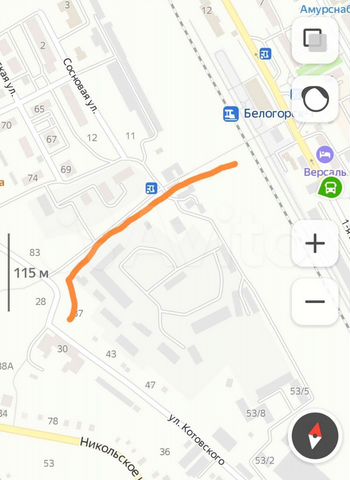 2-к. квартира, 60 м², 2/5 эт.