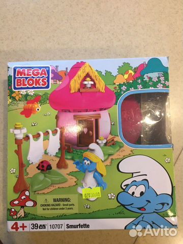 Lego mega bloks Смурфики