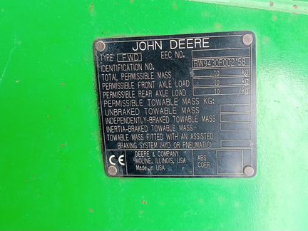 Трактор John Deere 9430 - фотография № 9