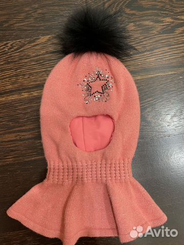 Детская зимняя шапка-шлем Noble People