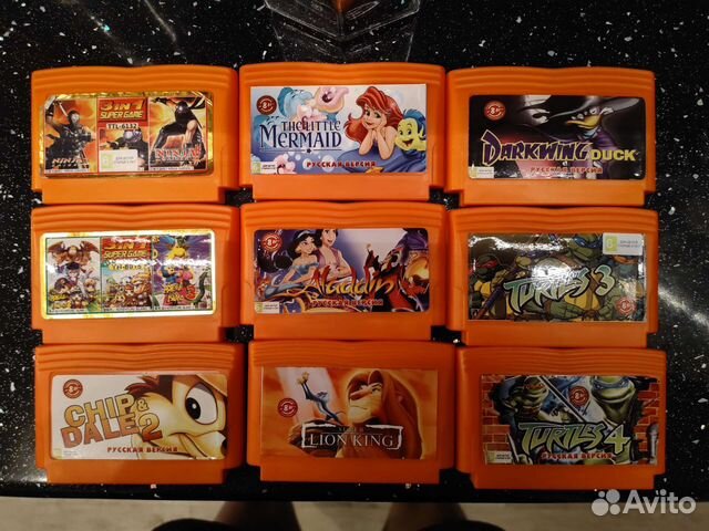 Игра Алладин и все хиты для Dendy, новый картридж