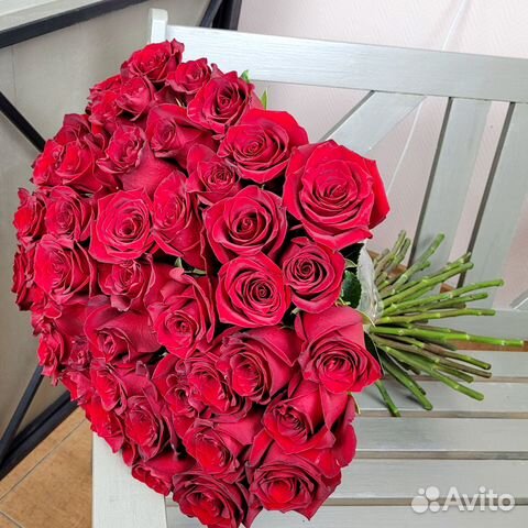 Красные розы Высокие розы 80см-120см