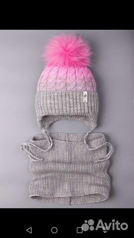 Зимняя шапка и снуд