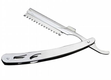 Бритва опасная филировочная + 10 лезвий