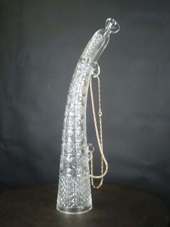 Винтажный большой хрустальный Рог изобилия- 46,5 с