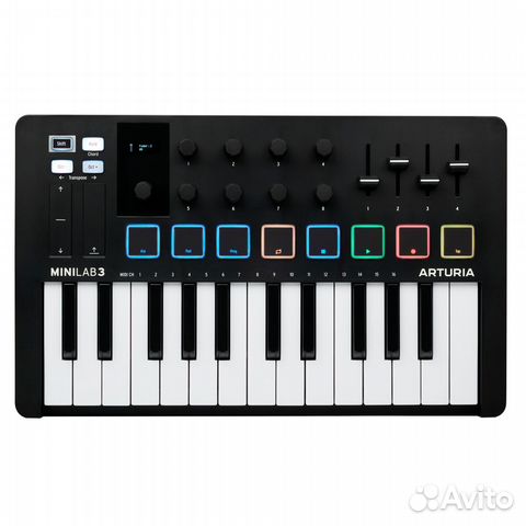 Midi клавиатура Arturia minilab 3 Black Edition