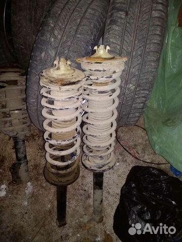 Задние стойки передние пружины VW Passat В3