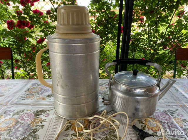 Термос и чайник электрический СССР