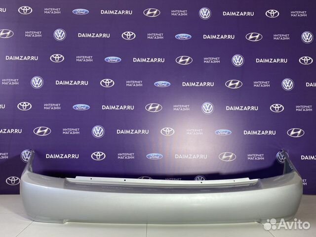 Бампер Задний Hyundai Accent Светлое серебро