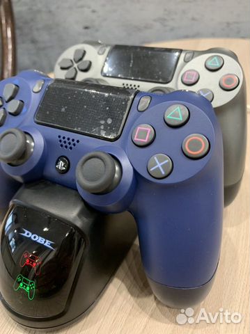 Sony dualshock 4 темно-синий/сталь