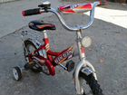 Детский велосипед почти новый, размер колёс на 12