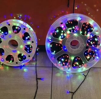 Уличная гирлянда 50 метров, светодиодная лента