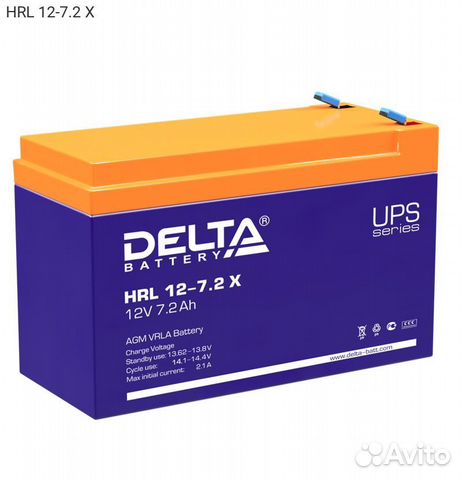 Батарея для ибп Delta HRL X, HRL 12-7.2 X