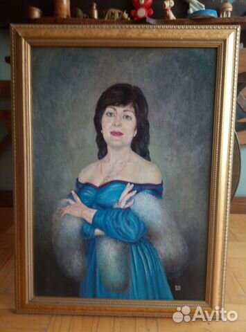 Картина маслом на холсте портрет