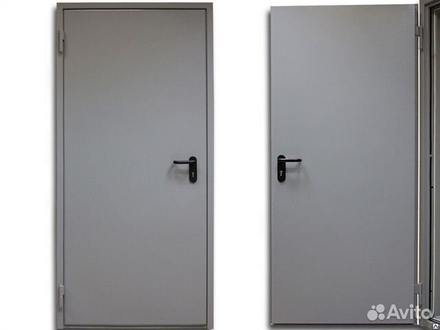 Дверь техническая утепленная однопольная серии дпм