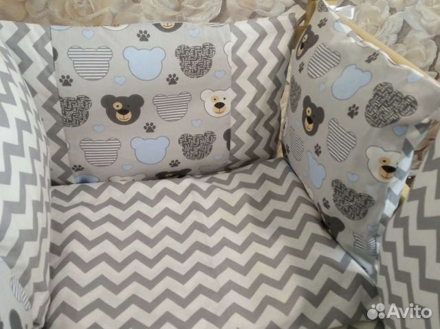 Бортики в детскую кроватку