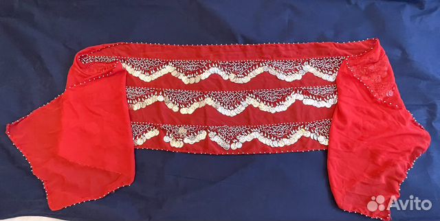 Пояс с монетками для восточных танцев