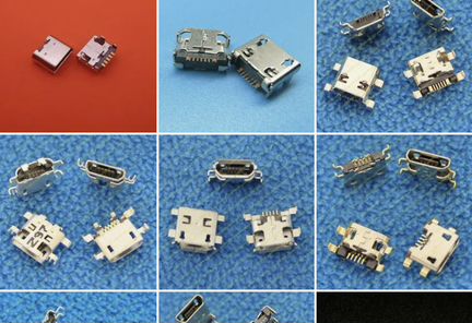 Разъем нижний и наушников для телефонов ассорт