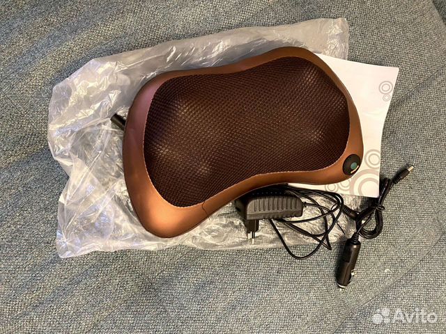 Массажная подушка для спины, шеи, плеч с подогрево