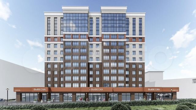 2-к. квартира, 72,3 м², 4/12 эт.