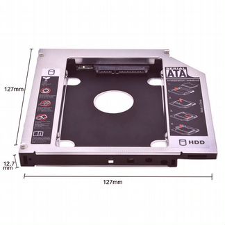 Адаптер для SSD/HDD вместо DVD ноутбука (Новый)