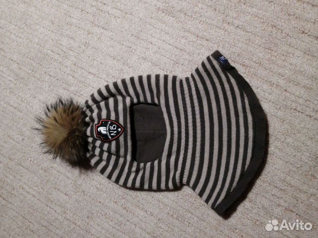 Шапка шлем для мальчика 50