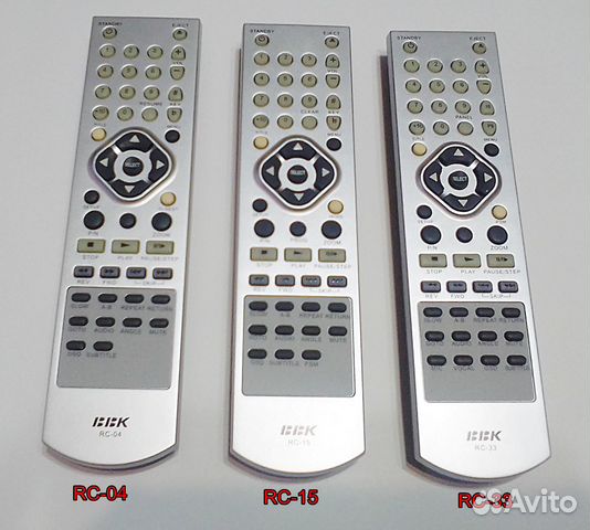 Пульт для DVD BBK RC-04 RC-15 RC-33
