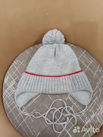 Шапка+перчатки весна-осень 4-5лет