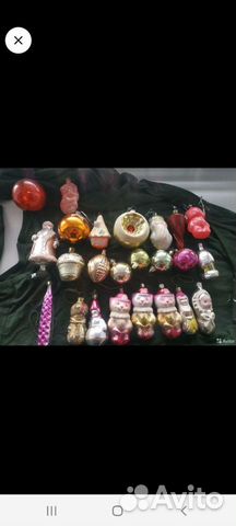 Игрушки стекло СССР