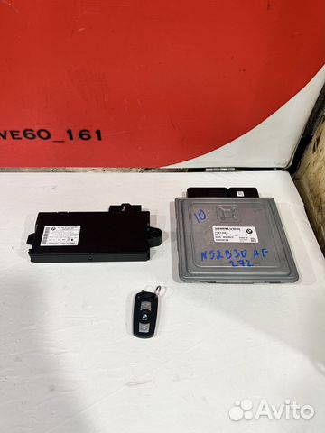 Комплект dme msv80 cas ключ bmw e60 n52