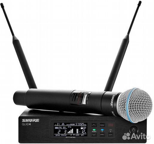Shure qlxd 24/Beta58a 626-668 Mgz (цифровая)