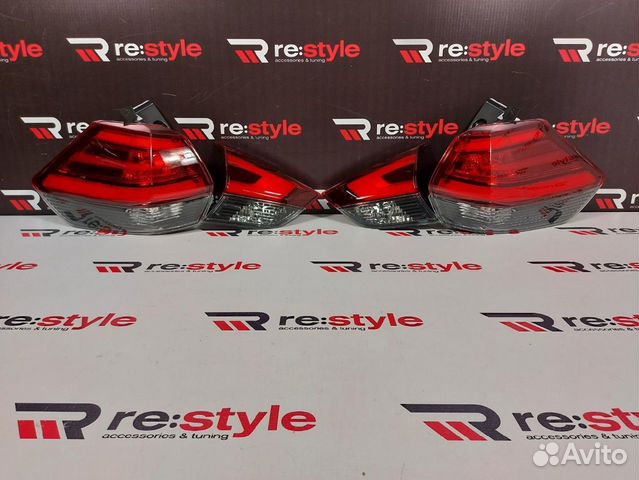 Стопы Nissan X-Trail 32 Стиль 18 Красные N1896