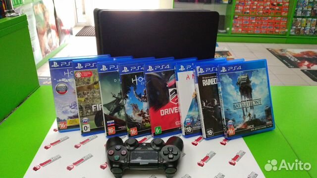 PlayStation 4 Slim 500GB +игра в подарок
