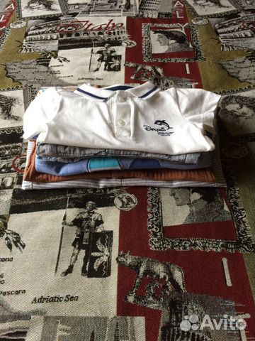 Пакет летних вещей мальчика 6-9 мес