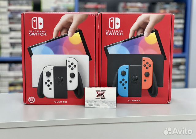 Nintendo Switch Oled прошитый новый + Zelda TotK