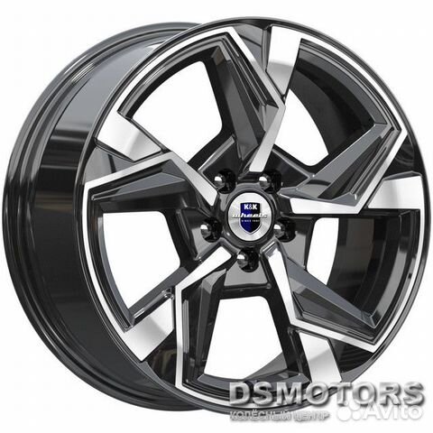 Диски Кайан 7.5/18 5x114.3 ET45 d66.1 алмаз чёрный
