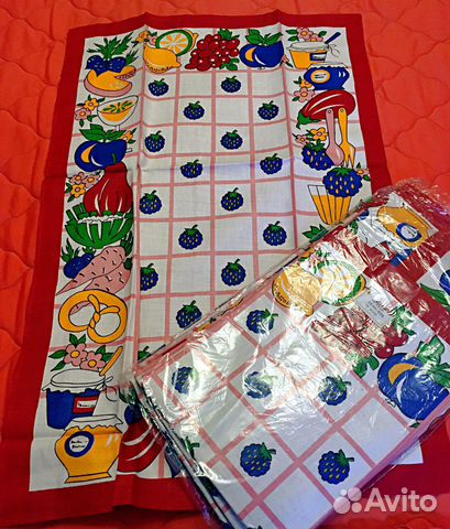 Кухонные полотенца лен