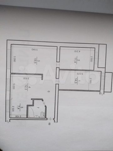 4-к. квартира, 75 м², 5/9 эт.